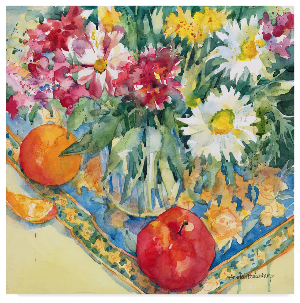 Annelein Beukenkamp 'Floral Tableau' Canvas Art
