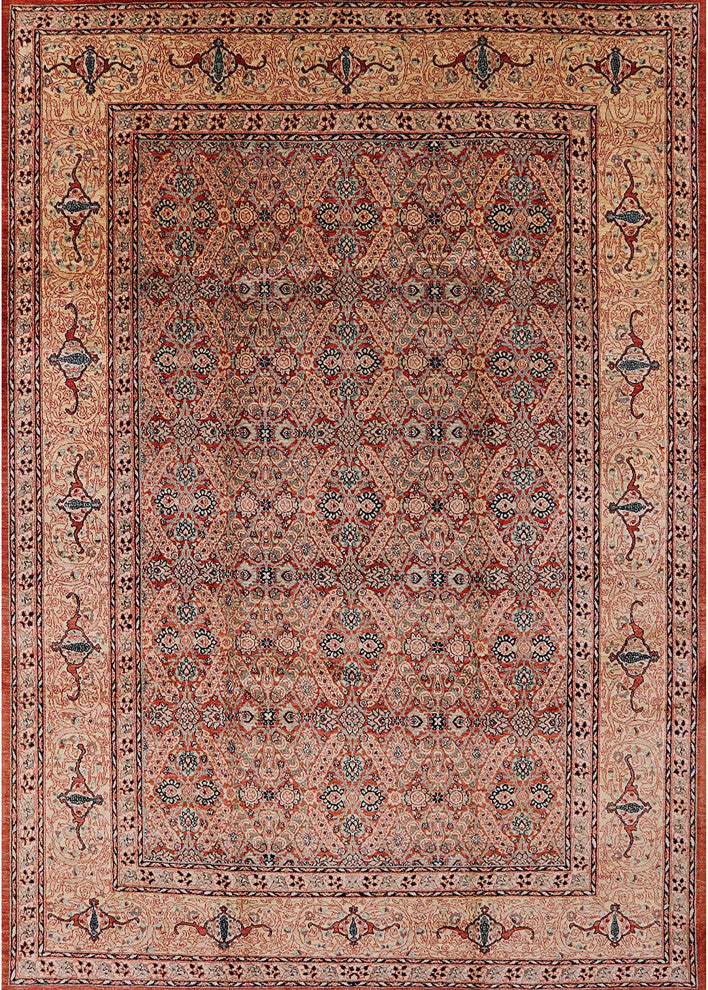 Ahgly Company Indoor Rectangle Mid-Century Modern Area Rugs, 5' x 8'