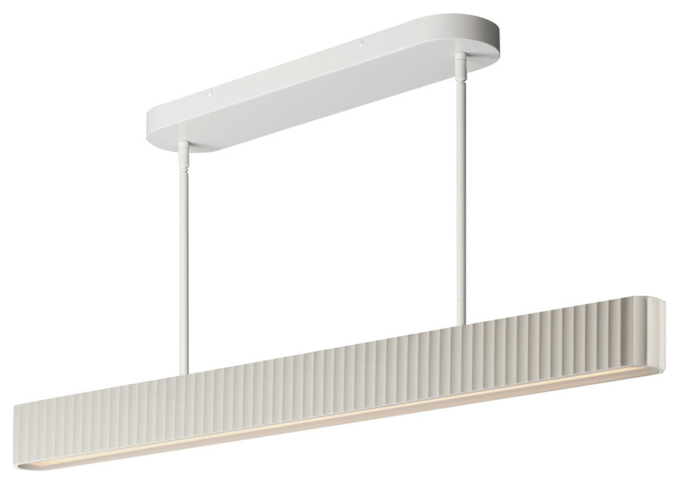 ET2 E25176 Delphi 47"W LED Suspension Linear Pendant - Chaulk White