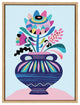 Sylvie Whimsical Floral Canvas by Rachel Lee of My Dream Wall, Natural 18x24