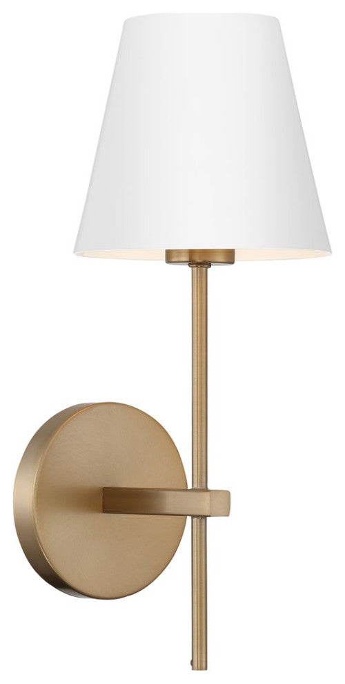 Crystorama Xavier 1 Light Wall Sconce XAV-B8321-VG, Vibrant Gold