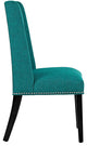 Modern Teal Baron Fabric Dining Chair