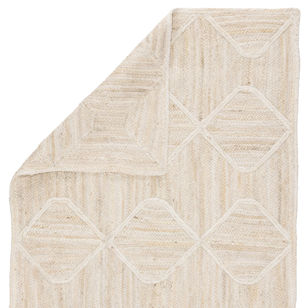 Jaipur Living Sisal Bow Natural Trellis Ivory/ Beige Runner Rug 3'X12'
