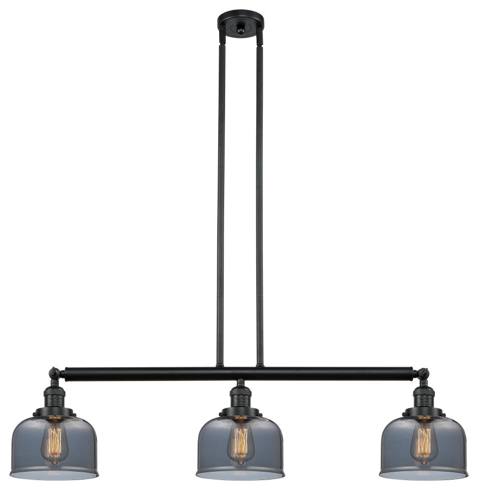 Innovations Lighting 213-Bk-G73-Led 3 Light Dimmable Led Island Light