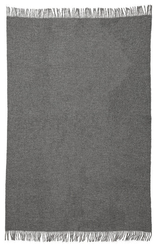 Alpaca Boucle Throw 140x180Cm, Shadow
