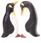 Set of 2 Wooden Penguins