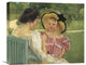 "Simone And Her Mother In The Garden 1904" Artwork, 22"x18"