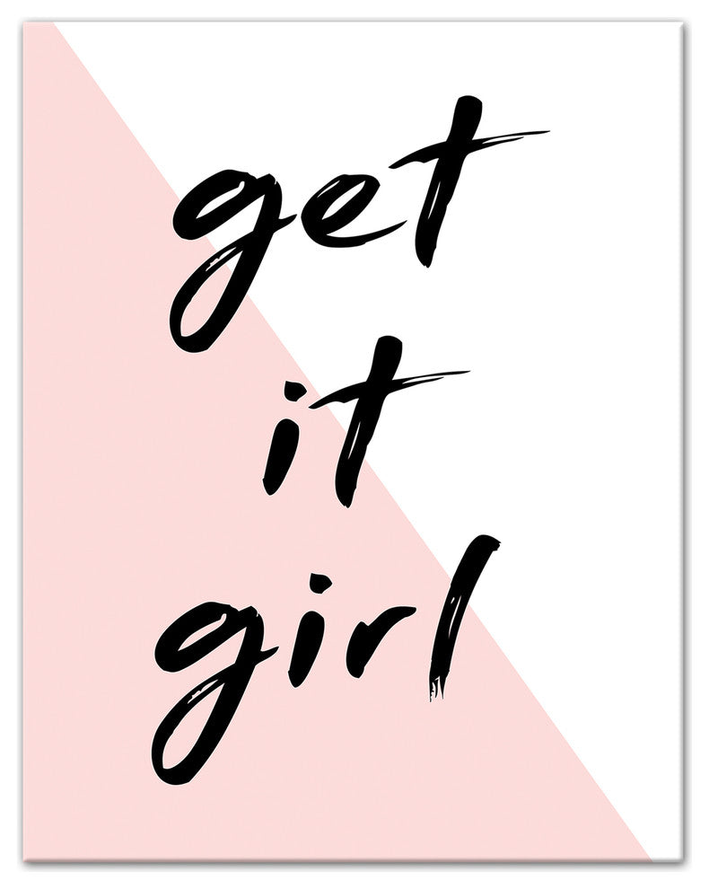 Get It Girl 11x14 Canvas Wall Art