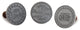 Nordic Ware Cast Aluminum 3 Inch Greetings Heirloom Cookie Impressions Stamp Set