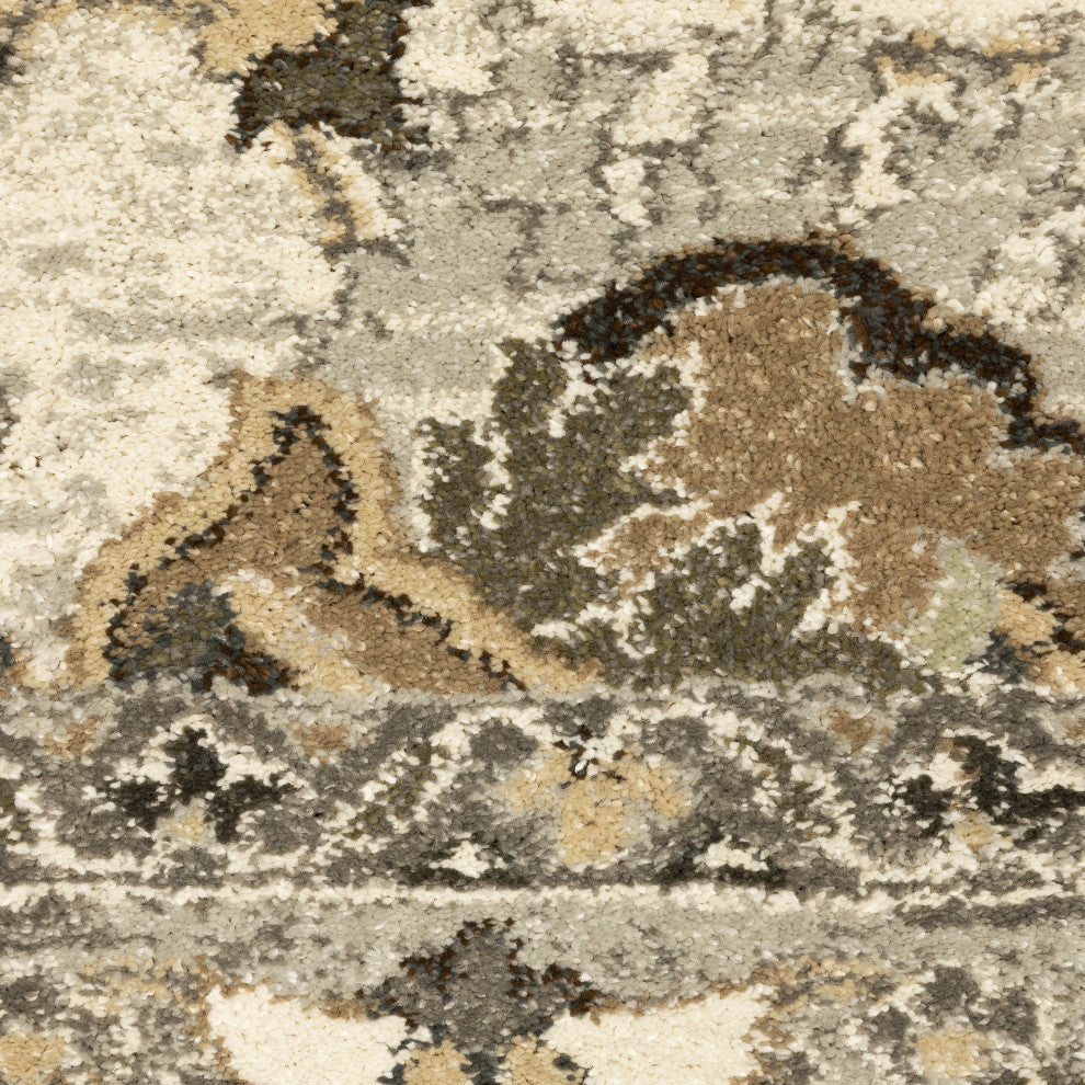 Oriental Weavers Florence Indoor Rug Beige/ Grey 2'3" X 7'6"