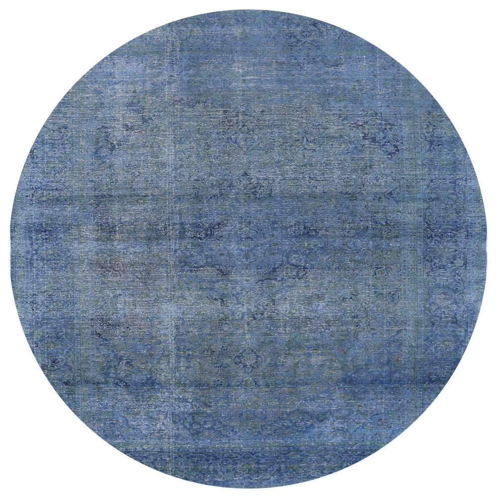 Ahgly Company Indoor Round Mid-Century Modern Area Rugs, 7' Round