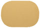 Kraftware Fishnet Camel Oval Placemats, Set of 12