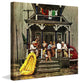 "Rainy Day at Beach Rental" Print on Canvas by Stevan Dohanos