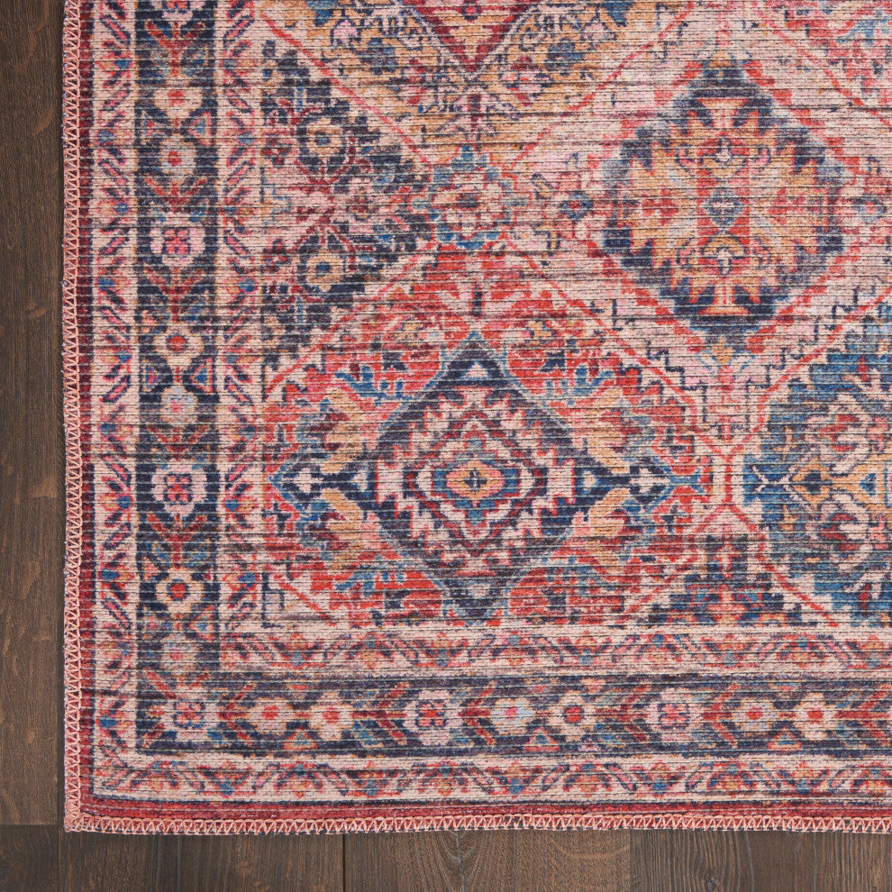 Nicole Curtis Nc Series 1 5' x 7' Multicolor Machine Washable Area Rugs