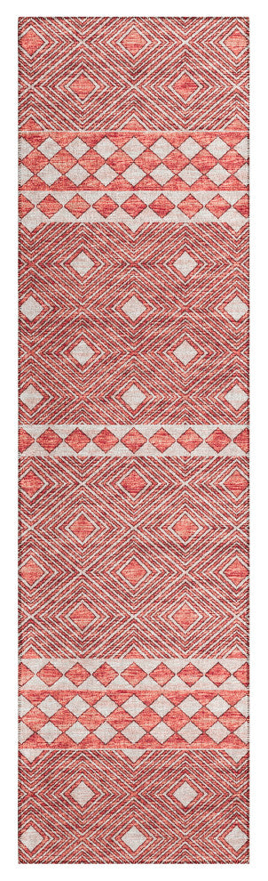 Indoor/Outdoor Sedona SN1 Paprika Machine Washable 2'3" x 10' Runner Rug