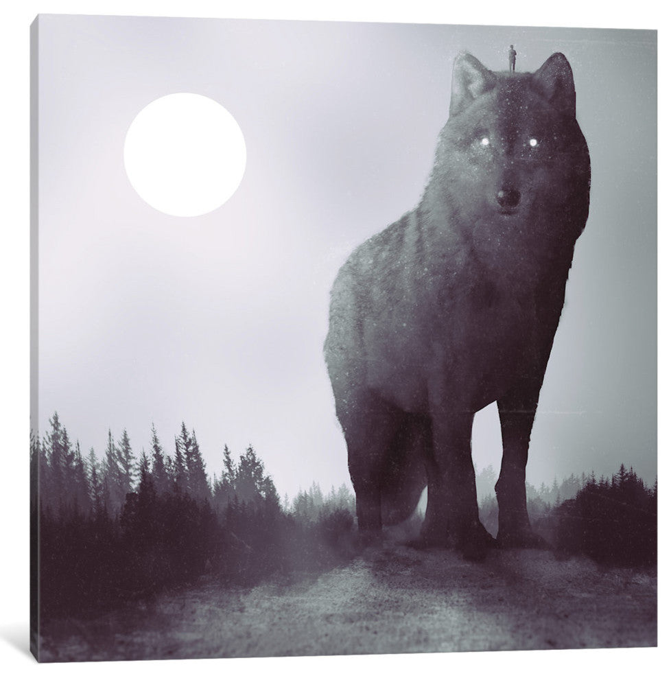 "The Hunter" by Daniel Taylor, Canvas Print, 12"x12"