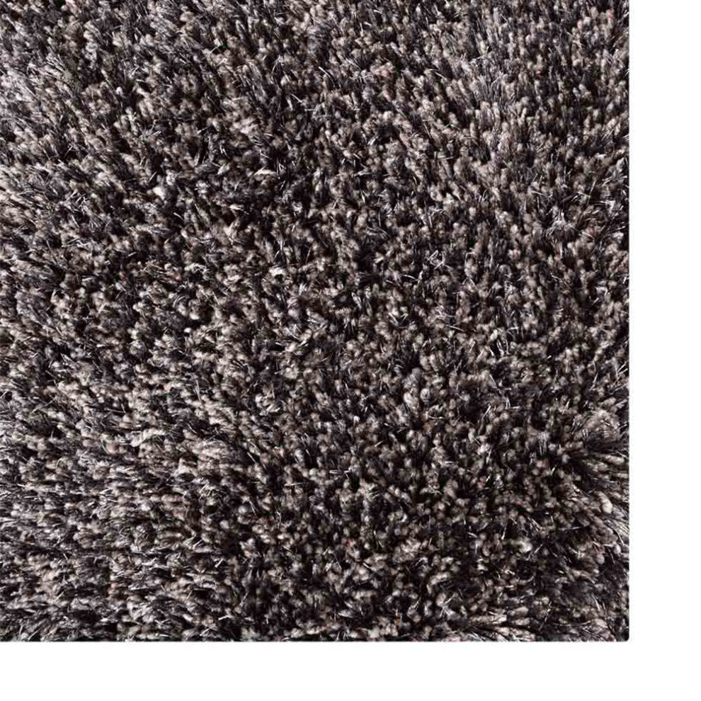 HAND TUFTED SHAG POLYESTER ECO-FRIENDLY AREA RUGS, Light Brown Color, Solid