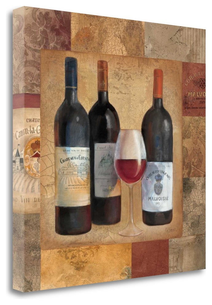 "Perfect VIntage I Border" By Albena Hristova, Giclee on Gallery Wrap Canvas