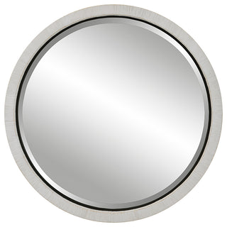 Uttermost 09860 Granada Whitewash Round Mirror