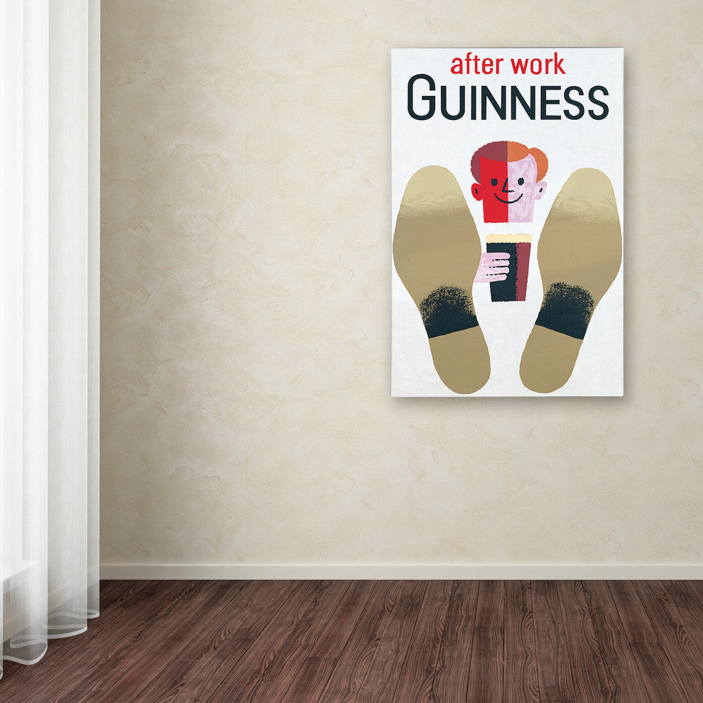 Guinness Brewery ''After Work Guinness'' Canvas Art, 12"x19"