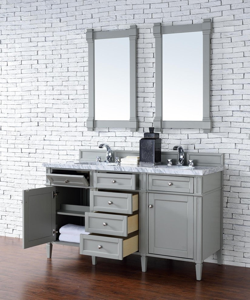 Brittany 60" Urban Gray Double Vanity