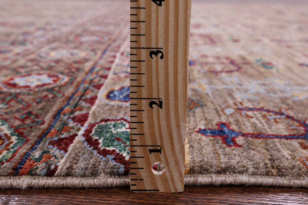 Tribal Persian Gabbeh Handmade Wool Rug 6' 10" X 9' 9" Q10342