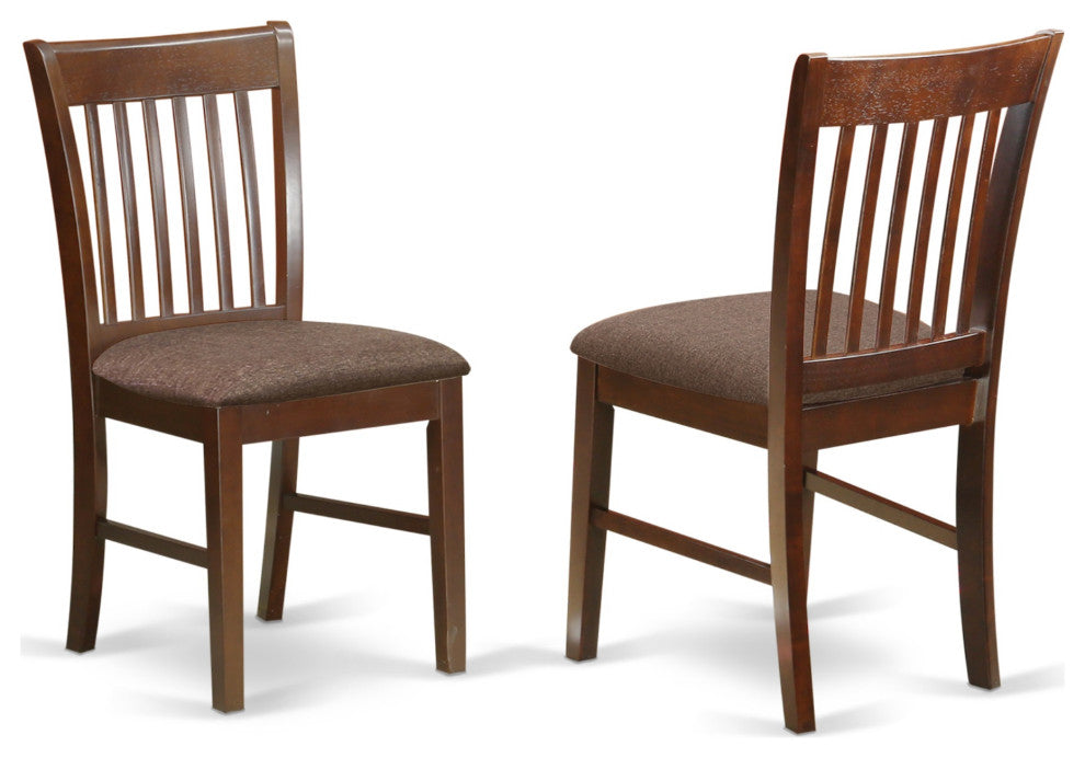 Cano5-Mah-C 5-Piece Dining Room Set-Dining Table And 4 Dining Chairs