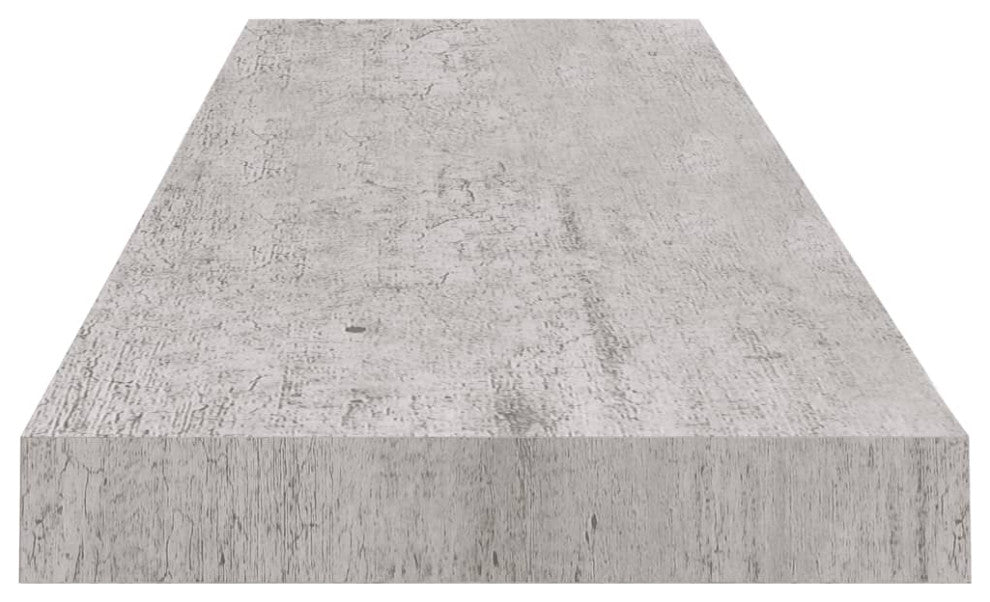 vidaXL Wall Shelf Floating Shelf Display Shelf Wall Mounted Concrete Gray
