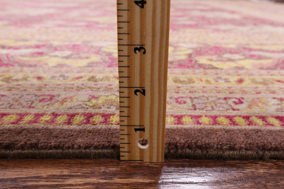 9' 1" X 12' 0" William Morris Hand Knotted Wool Rug Q4872