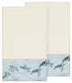 Mia 2 Piece Embellished Bath Towel Set