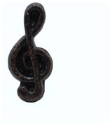Treble Clef Cabinet Knob, Oil Rubbed Bronze