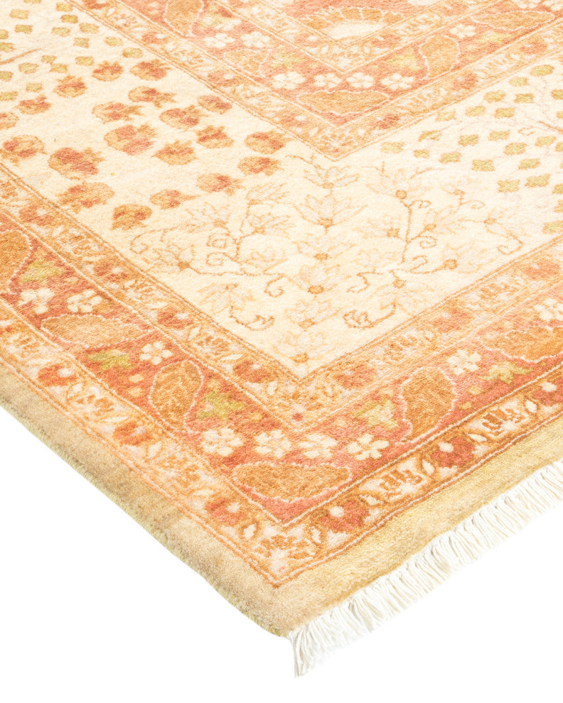 Mogul, One-of-a-Kind Hand-Knotted Area Rug Green, 6'3"x9'4"