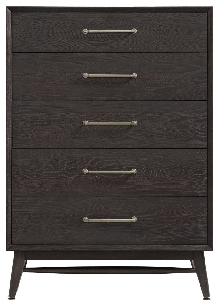 Bayside 5-Drawer Chest, Black
