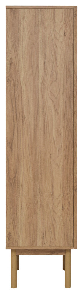 Class 15"Wx60"Hx15"D Linen Cabinet, Oak