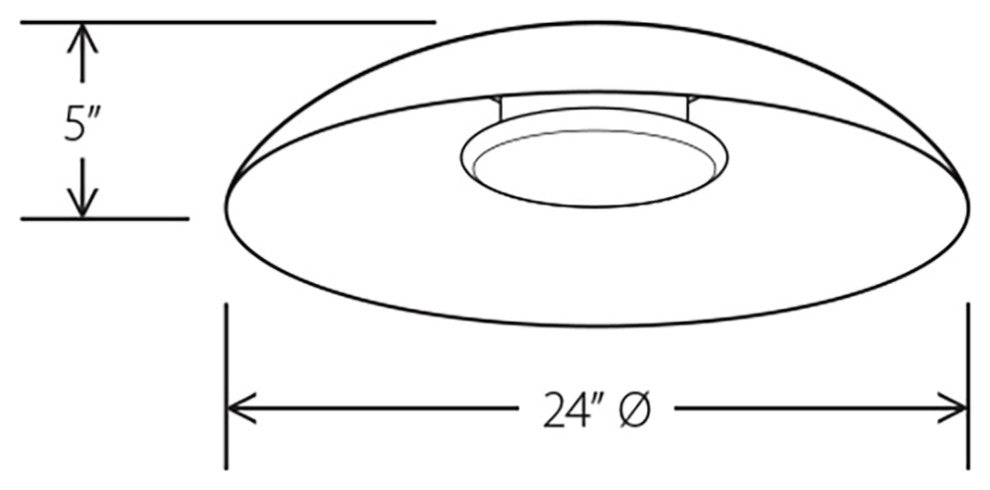 Volo LED Flush Mount, Deux - Black/White Shade, Brown Leather/Walnut Disc, 3000K