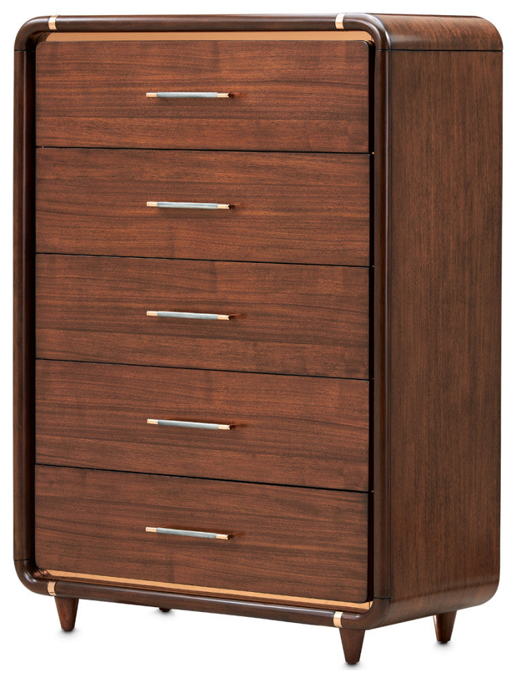 Mason Park 5-Drawer Gentlemen's Chest, Umber Brown