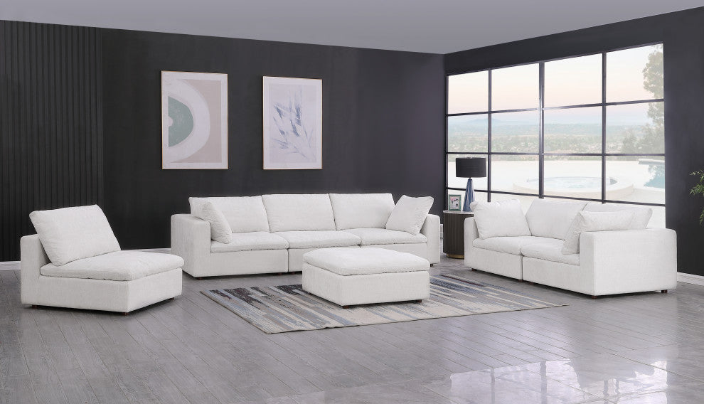 Dante Modular Sofa,Loveseat and Chair in Genuine Belfast Fabric