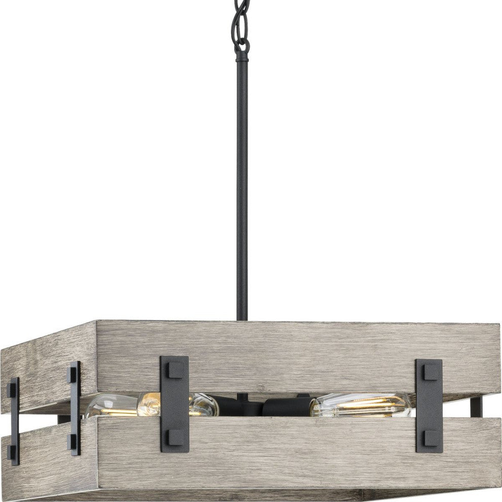 Hemsworth Collection Black 4-Light Pendant