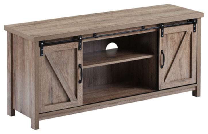 Vintage Melamine board  Tv Stand (Oak + Particle Board)