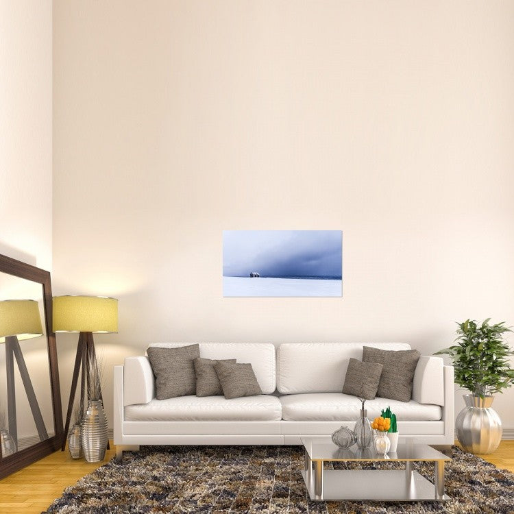 "Hunting Cabin" Stretched Canvas Giclee by Asmund Kvaernstrom, 40x22"