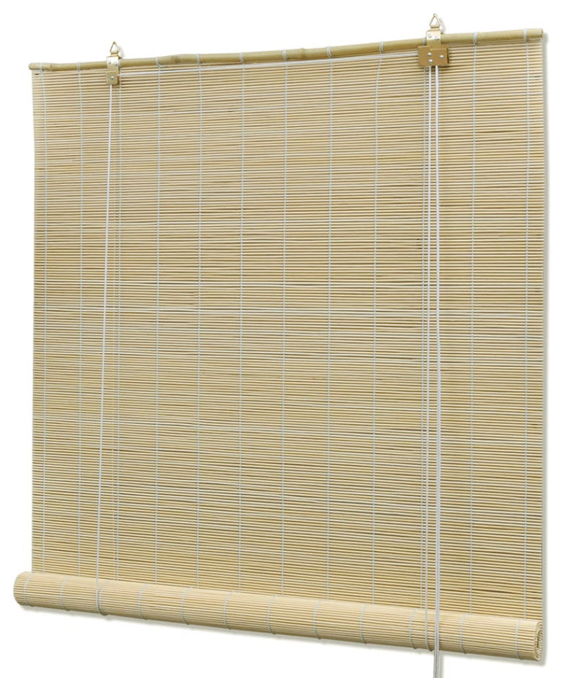 Natural Bamboo Roller Blinds 31.5"x63"