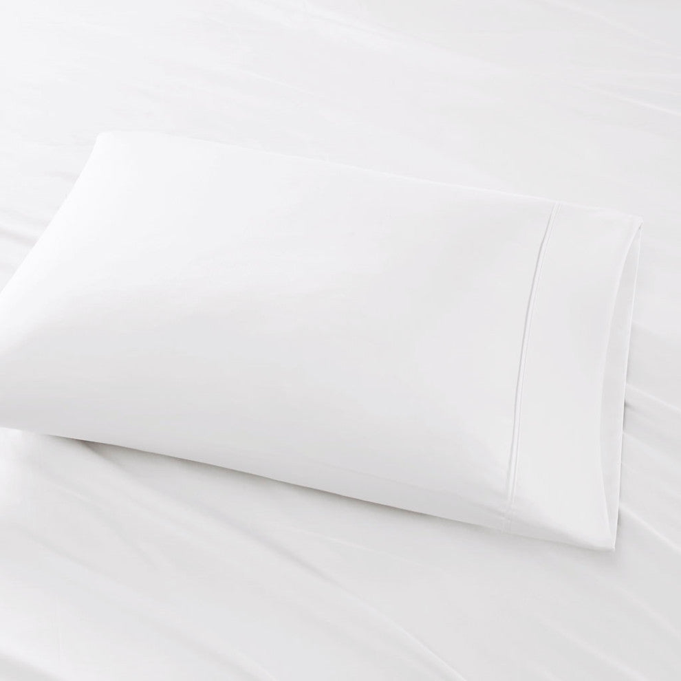 Madison Park 800 Thread Count Cotton-Blend Sateen 6-Piece Sheet Set, White