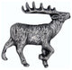 Walking Elk Right Facing Cabinet knob, Pewter