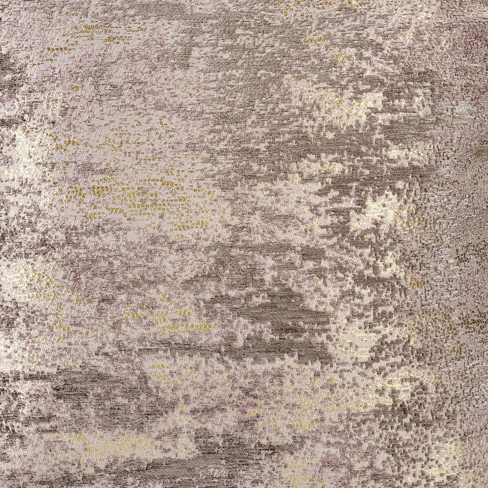 Kasula Jacquard Chenille Pillow Cover 2 Piece Set, Light Brown, 20" X 20"