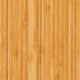 Jovert Bamboo Roll-Up Chair Mat, Natural, With Lip, 44"x52"