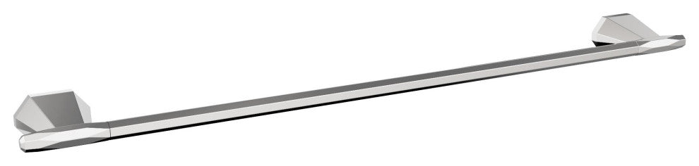 Amerock St. Vincent Contemporary Towel Bar, Chrome, 24" Center-to-Center