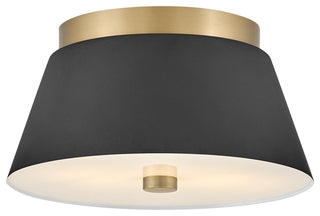 Lark Tess Small Flush Mount, Black