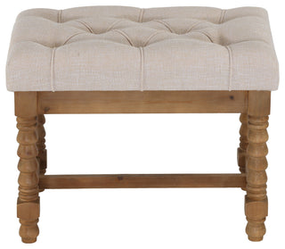 Cortesi Home Tacoma Wooden Ottoman