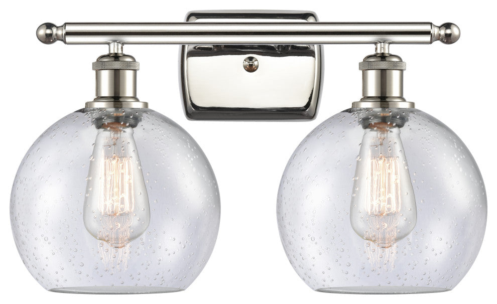 Innovations Lighting 516-2W-PN-G124-8-LED 2 Light 16" Bath Vanity Light
