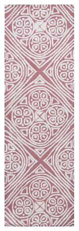 Rizzy Home Eden Harbor EH8892 Pink Trellis Area Rug, Rectangular 9'x12'